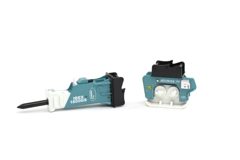 AT COLLECTIONS DEHACO HYDRAULIC BREAKER / COMPACTOR SET 1:32 SCALE - Image 2