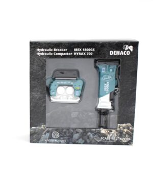 AT COLLECTIONS DEHACO HYDRAULIC BREAKER / COMPACTOR SET 1:32 SCALE