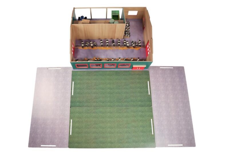 KIDS GLOBE SHED WITH STORAGE AND PASTURE 1:32 SCALE - Image 3