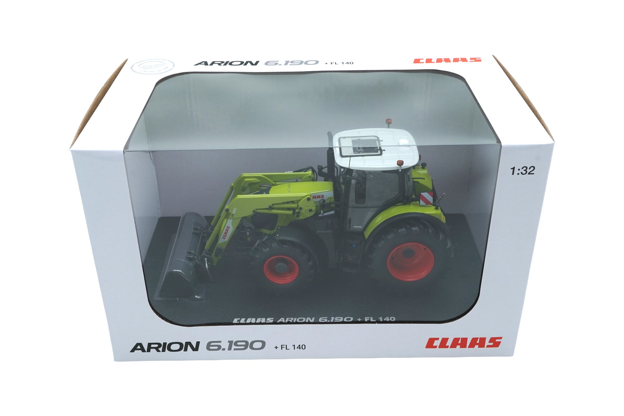 UNIVERSAL HOBBIES CLAAS ARION 6.190 TRACTOR WITH FL140 LOADER 1:32 SCALE - Image 5